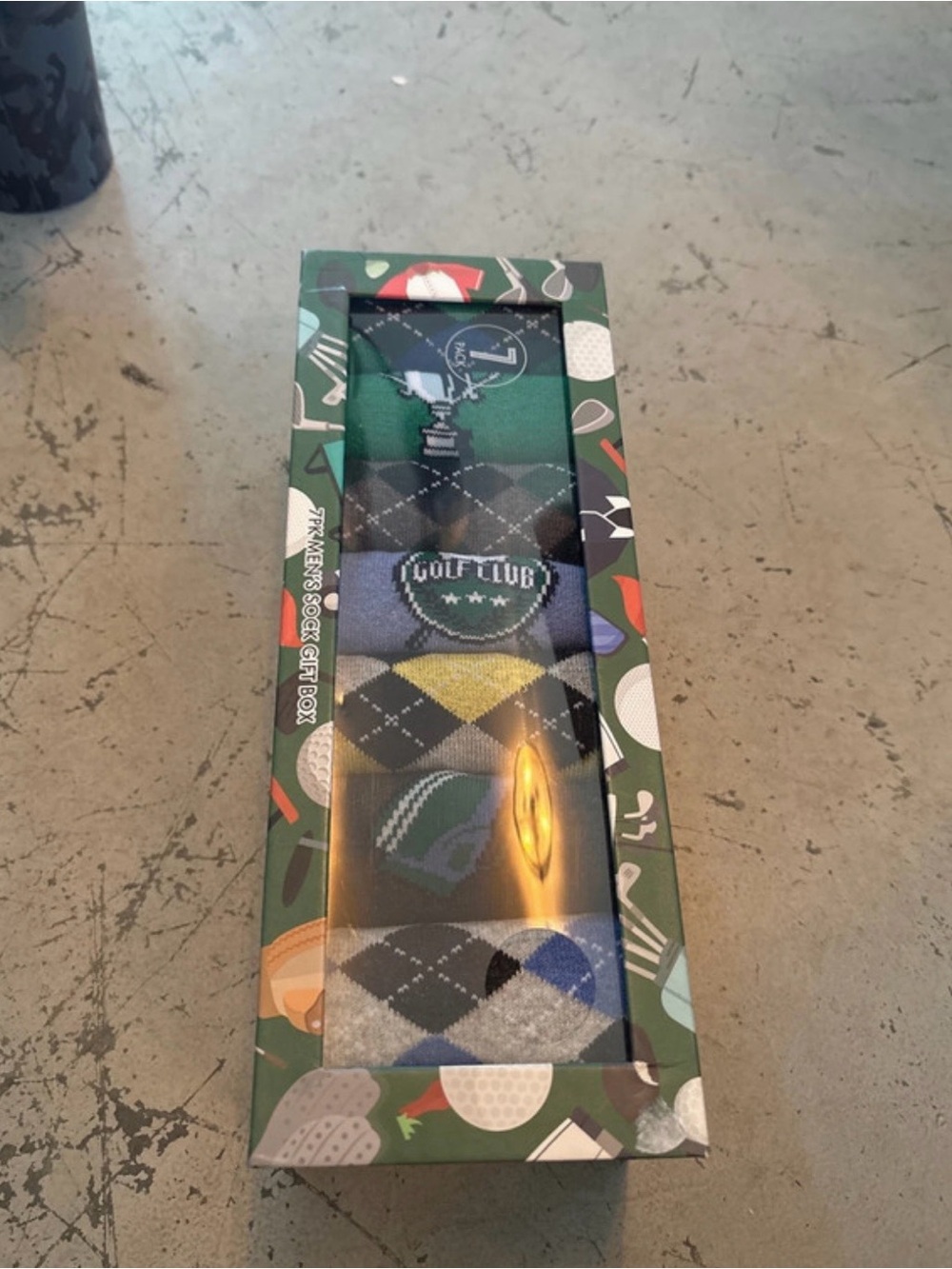 Men's Green Golf Club Argyle Socks - Unbranded